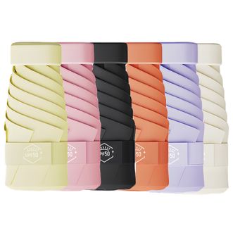 天玮伞业/Tianwei umbrella  UPF50+遮阳伞  超薄冰感卡片伞  迷你便捷晴雨五折胶囊伞  多种颜色可选