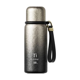 格沵/germ  纯钛保温杯 泡茶水杯高颜值 内外纯钛抑菌保鲜 大容量男士女士咖啡杯杯子 黑金悦动  580ML