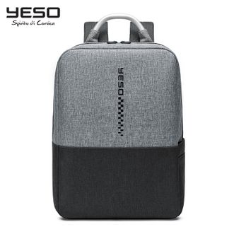 户外大师（YESO）双肩包男大容量背包休闲商务大学生背包L8166