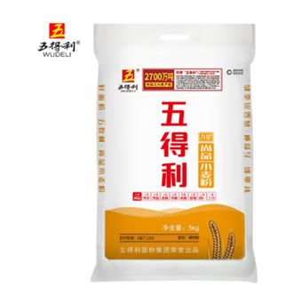 五得利/WUDELI  九星尚品小麦粉10斤 高端通用白面馒头包子面条筋道