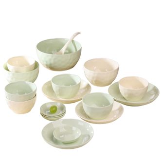 爱依瑞斯.ARIS  釉下马卡龙18头陶瓷餐具AS-25B18A