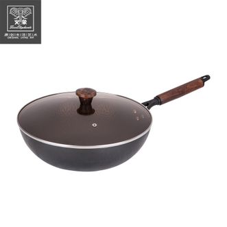 火象（Fire elephants）纯手工古法养生锅加厚精铁32cm HXG-CG072