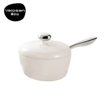 温仑山（VELOSAN ）  鹅卵石小奶锅 多功能辅食锅 汤锅泡面不粘锅
