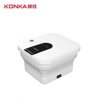 康佳/Konka  家用足浴盆 KZYP-5007-T 泡脚桶电动加热恒温洗脚盆沐足浴足可折叠便携水电分离送礼好品
