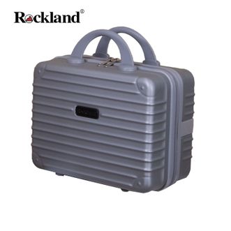 洛克兰/ROCKLAND  轻旅客系列14寸随身箱 方形耐磨抗摔 东方亮银/勃垦地红 CRB0505