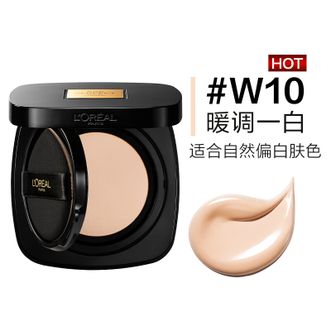 欧莱雅 (LOREAL)  持久遮瑕防晒BB霜粉底液 黑金气垫BB霜W10 