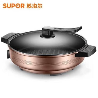 苏泊尔/Supor  电饼铛 煎烤机  6L大容量多功能家用多用途电火锅 煎烤烙焖炖蒸煮涮锅 火力可调  JJ34D05-180