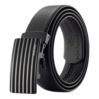 奥康（Aokang）  男士皮带自动扣真皮腰带潮流休闲年轻人牛皮裤带潮商务西装裤腰带