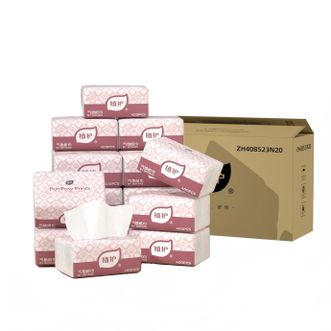 植护  甜心格蕾气垫纸面巾 家用实惠装 100抽 20包/箱