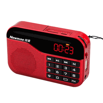 纽曼（Newmine）  收音机老人老年人便携式播放器充电广播随身听