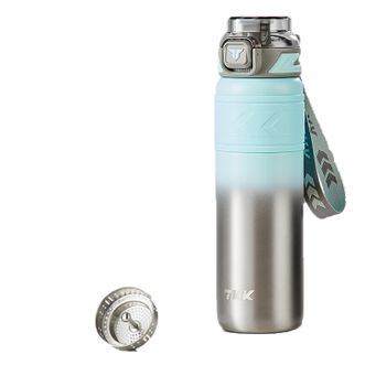 TKK  运动水杯弹盖泡茶杯  迈越保温杯 900ml 清蓝钢 TKK2025