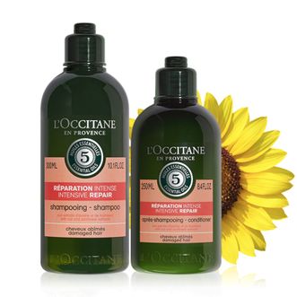 欧舒丹(L'OCCITANE) 5合1草本修护洗发露护发素 组合装