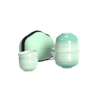 德世朗（DESLON）  陶瓷杯陶瓷茶具套装DFS-TZ857-5A-GN