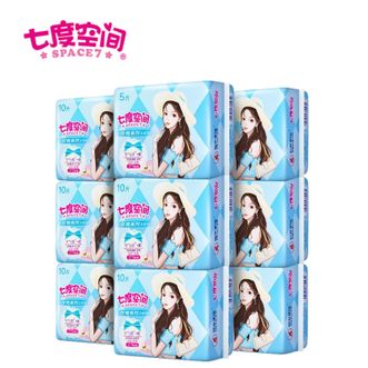 七度空间  夜用卫生巾275mm*70片 有氧空气感自在舒适新体验