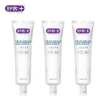 舒客  小苏打牙膏洁白细护 120g*3支 美白清新口气