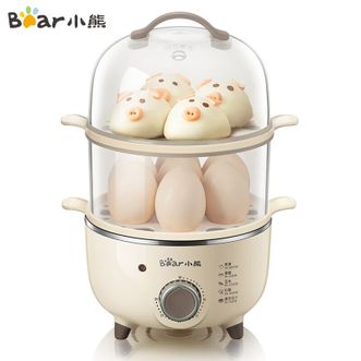 小熊/Bear  煮蛋器  高温断电保护旋钮可定时煮蛋羹机  ZDQ-B14R1