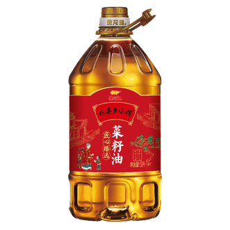 金龙鱼  菜籽油外婆乡小榨匠心臻选菜籽油5升/桶