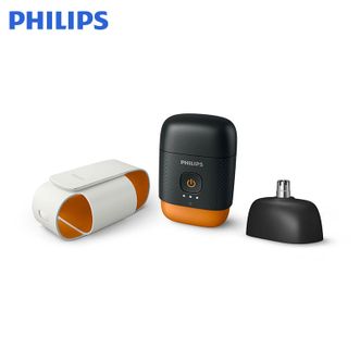飞利浦/Philips  电动剃须刀配鼻毛修剪器 YQ660 夕晖橙