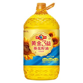 多力/Mighty  黄金3益 葵花籽油  5L  含维生素a