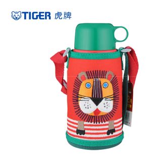 虎牌（TIGER）   儿童保温杯 保冷吸管杯两用杯 MBR-S06C 小狮子R 600ml
