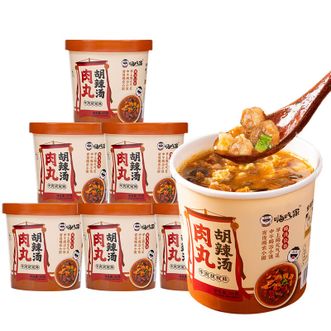 嗨吃家  肉丸胡辣汤河南特产早餐速食95g*6桶/箱