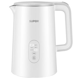 苏泊尔（SUPOR）  电水壶热水壶1.5L侧显温度烧水壶触控操作5段调温SW-15J71A