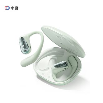 小度/Xiao Du  S108 真无线蓝牙耳机AI智能语音助手 开放挂耳式蓝牙耳机不入耳内置实时翻译运动通话降噪长续航 AI智能声控丨4麦降噪丨欧碧绿