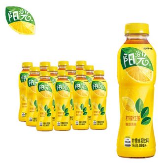 可口可乐  阳光柠檬茶500*12瓶 瓶装整箱装夏日饮品