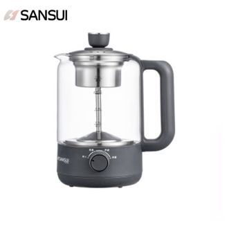SANSUI  养生壶SZC-968 泡茶壶煮茶神器蒸汽喷淋1.5L容量旋钮操作长效保温烧水壶