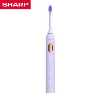 夏普（SHARP）  声波电动牙刷成人 5种洁齿模式 IPX7级防水充电式深度清洁DO-ND68C-紫