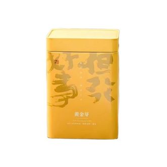 金浣熊食品  花香黄金芽明前绿茶150g罐装