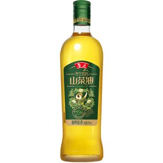 鲁花  初榨 原香 山茶籽油750ml 压榨一级 送礼 年货 养生 厨房烹炒