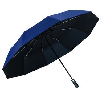 红叶  三折自开收黑胶伞DF2856  颜色随机