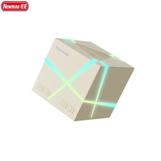 纽曼（Newmine）  蓝牙音箱PBS009【米色】 家用室内 高音质小型桌面智能魔方音响生日礼物 可做收款音箱户外音响大音量 时尚魔方音响