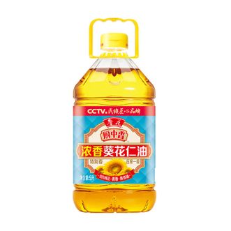 鲁花 厨中香浓香葵花仁油 5L 鲁花 厨中香浓香葵花仁油 5L