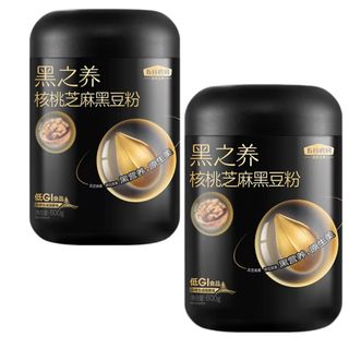 五谷磨房   核桃芝麻黑豆粉600g*2罐 代餐粉营养五谷早餐冲泡粉罐装
