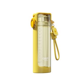  COSTA  大方杯大容量随行运动水杯吸管杯太空杯-鹅黄蜜柚700ml   CDSL24017-YL