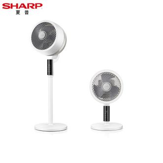 夏普/Sharp  空气循环扇家用落地扇32档遥控台式轻音节能电风扇 PJ-CD410A-W