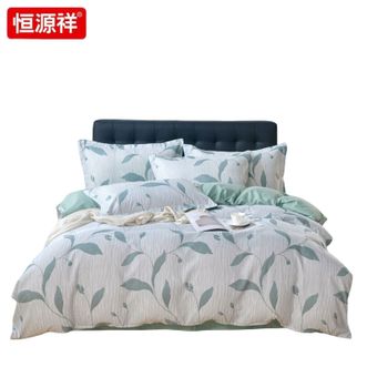 恒源祥  床上四件套 亲肤水洗棉 学生宿舍床单 被套 床上用品 乐芙水洗棉四件套