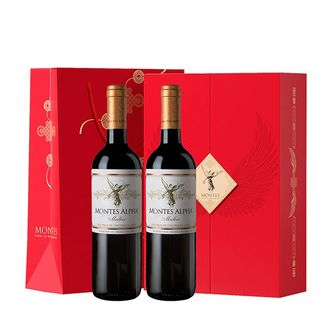 MONTES  智利蒙特斯酒庄 欧法珍藏马尔贝克 干红葡萄酒 双支礼盒装