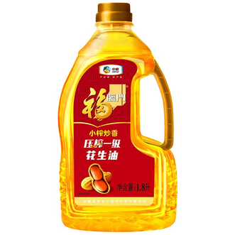福临门 压榨一级花生油1.8L 福临门 压榨一级花生油1.8L