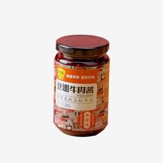 鹃城牌 牛肉酱200g*2瓶 拌面拌饭酱大颗粒牛肉香辣下饭酱  麻辣味