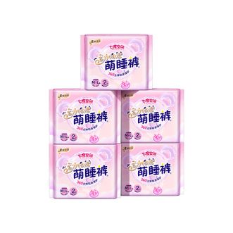 七度空间  拉拉裤安心裤动物君萌睡裤10条姨妈巾卫生巾