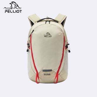 伯希和  户外双肩包女轻量化徒步20升登山背包男旅行爬山防泼水书包  米驼色+卡其色