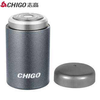 志高/Chigo  剃须刀迷你干湿两用刮胡刀CX-ZT1金属款浮动刀头