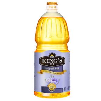金龙鱼  特级亚麻籽油1.5L高亚麻酸家庭食用油