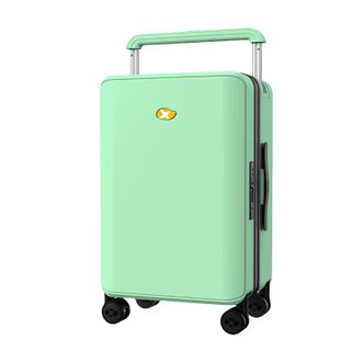 MGOB  新款高颜值宽拉杆行李箱大容量耐用登机旅行密码箱G1绿
