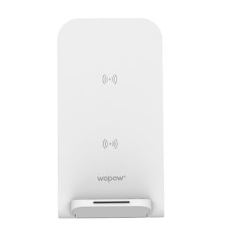 沃品/WOPOW  可折叠桌面无线充HW17  无线器支架式大功率15w快充 白色