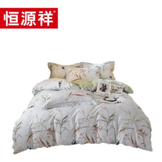 恒源祥  家纺清风竹韵全棉四件套TBK2018