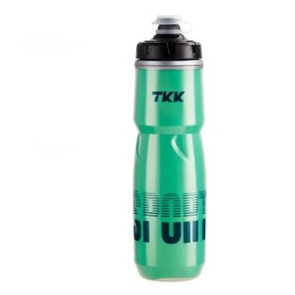 TKK  追风双层运动杯  户外跑步登山徒步专用挤压式运动水杯 星球蓝710ml TKK1023